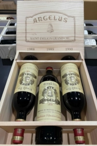Château Angelus "Les Intemporels II" Vertical Case 1988, 1989, 1990 (3x 750ml)