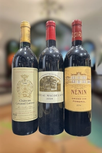 3 Decades: Nenin 16, Magdelaine 06, Gruaud Larose 96 (3x 750ml)