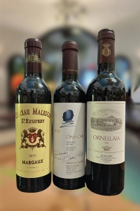 Half bottle Trio - Bordeaux, Napa & Tuscany dream (3x375ml)