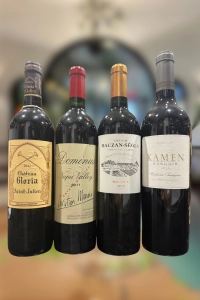 4 Bottles Bordeaux vs Napa 2011 & 2012 Vintage (4x 750ml)