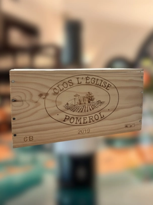Clos L'Eglise, Pomerol, Bordeaux, 2019 Full case (6x750ml)
