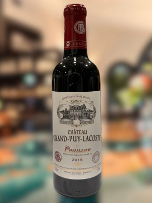 Château Grand-Puy-Lacoste, Pauillac, Bordeaux, 2015 (375 ml)