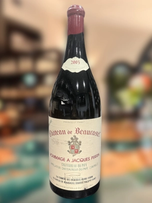 Château de Beaucastel, Hommage a Jacques Perrin, Châteauneuf-du-Pape, 2003 (3 Lt)