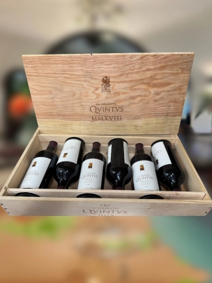 OWC 6 bottles of Château Quintus, Le Dragon de Quintus, St. Emilion, Bordeaux, 2018